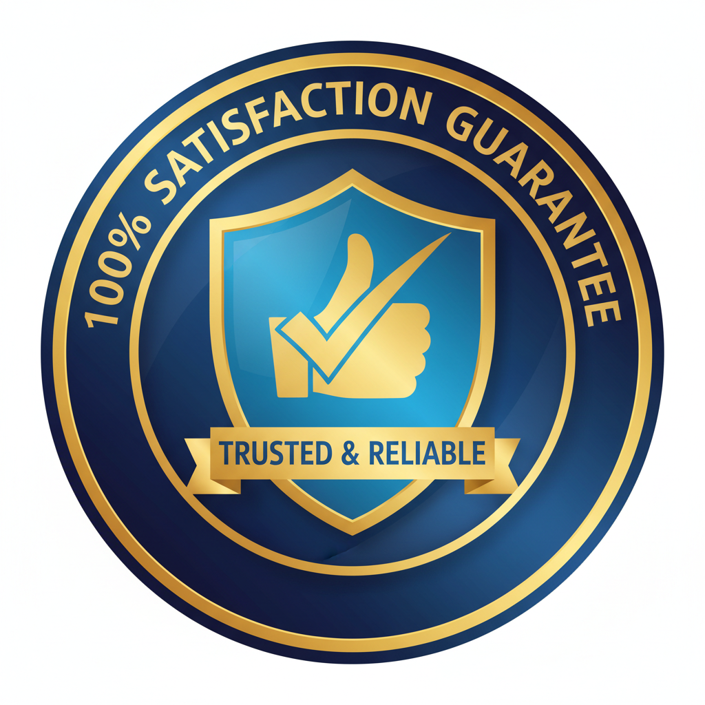 100% satisfaction gaurentee
